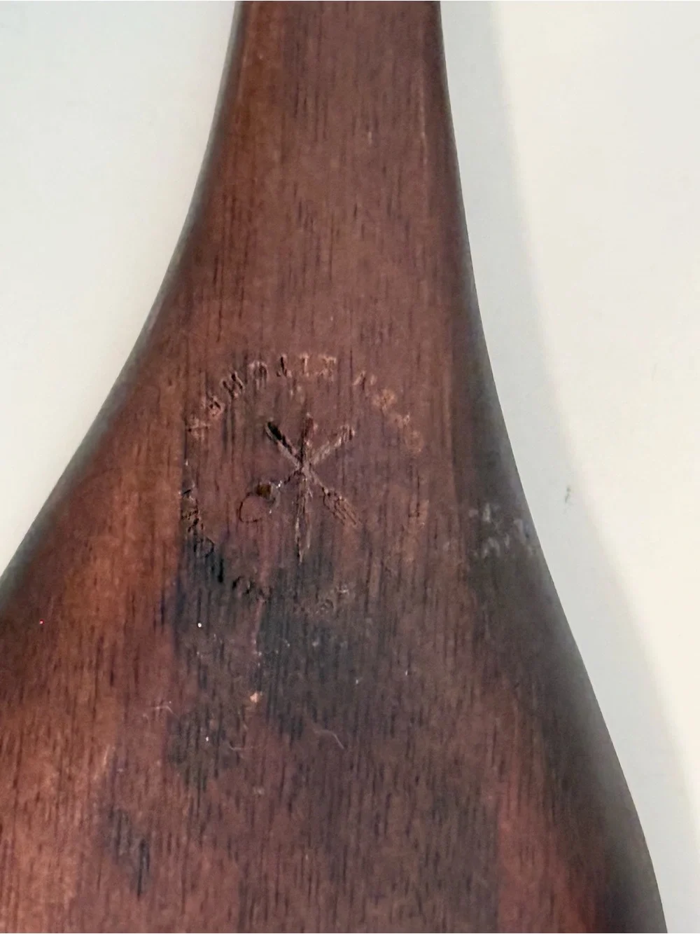 Williams Sonoma Dark Brown Wooden Salad Spoons Set